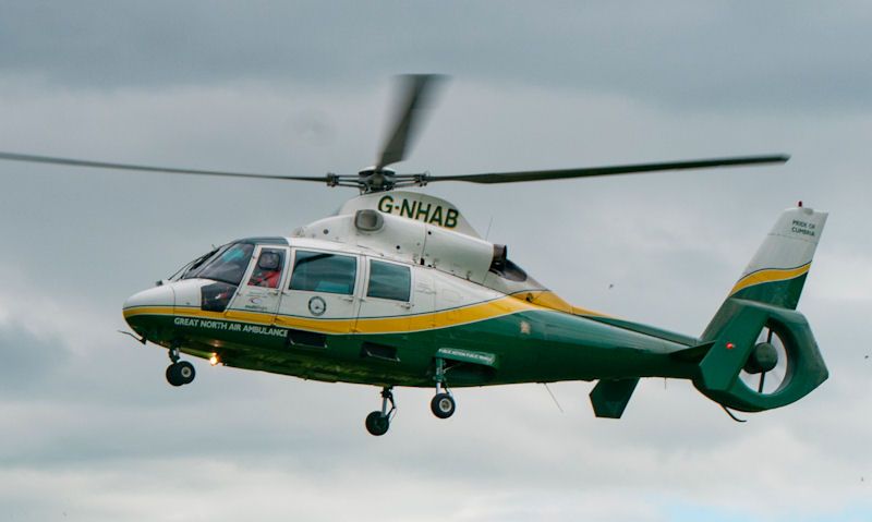 Great North Air Ambulance helicopter